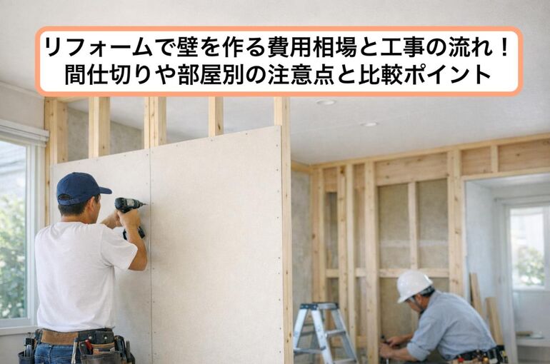 18リフォーム 壁を作る