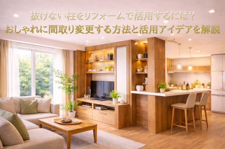 12 リフォーム 抜けない柱 活用